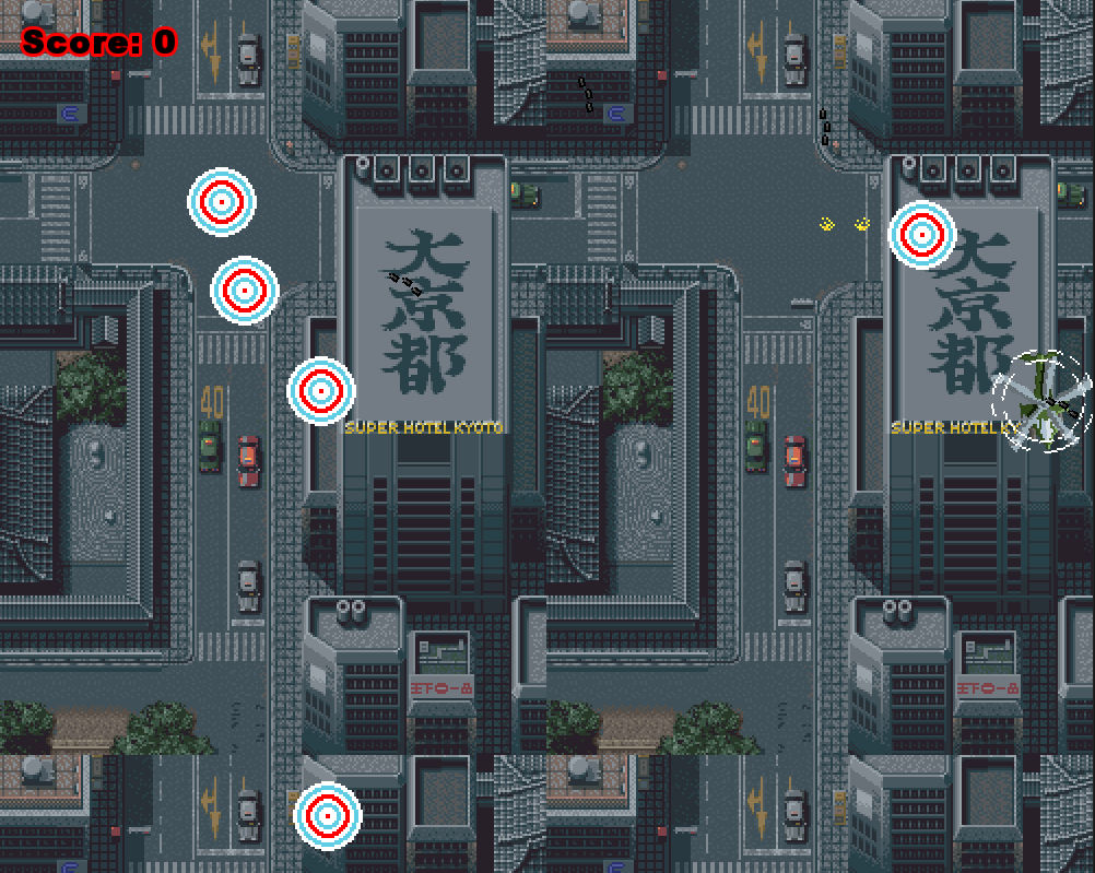 game about fliying around and hitting targets